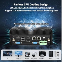 KC12-F Intel core i5  ultra mini PC fanless 0 dB silence total