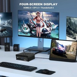 KC12-F Intel core i5  ultra mini PC fanless 0 dB silence total