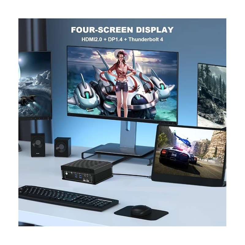 PC Bureau ASUS Fanless - Silencieux - SSD 360 Go - 8 Go RAM - Windows 11 - Occasion