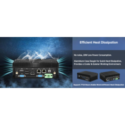 KC12-F Intel core i5  ultra mini PC fanless 0 dB silence total