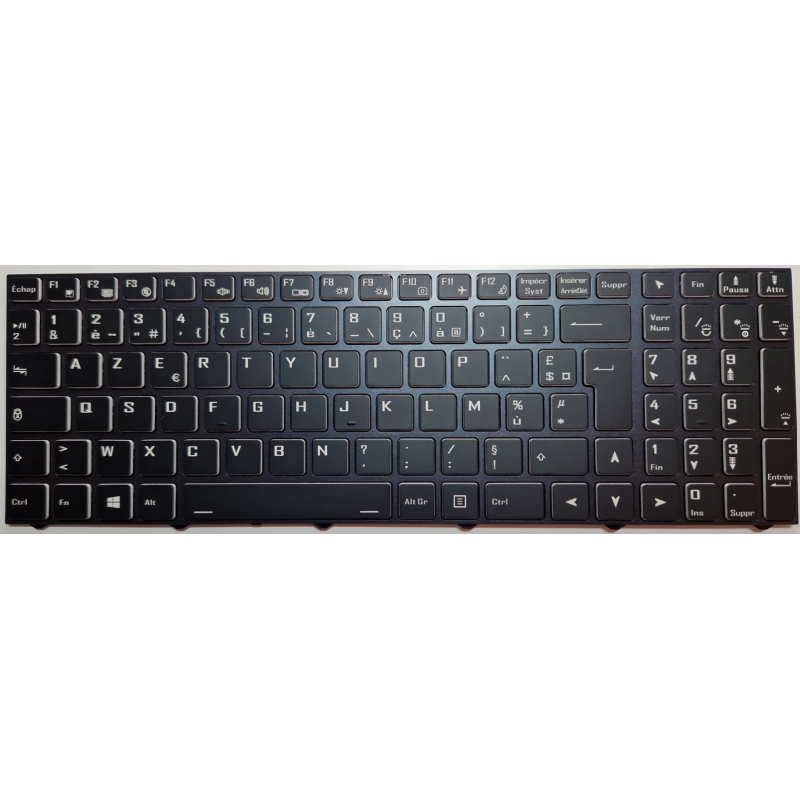 Clavier RGB CLEVO AZERTY FR