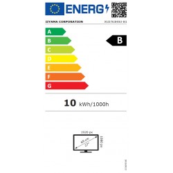 Moniteur éco-responsable basse consommation électrique 27 pouces IIYAMA XU2763HSU