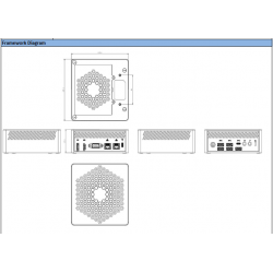 AC8-N150 pentium N150 ultra mini PC fanless 0 dB silence total