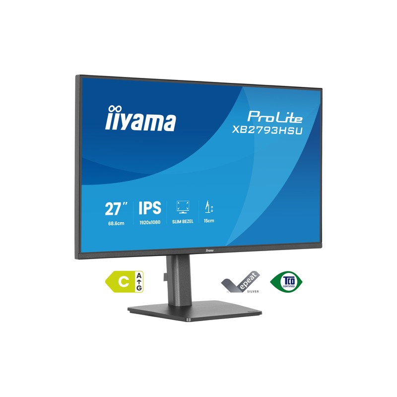 Moniteur basse consommation électrique 27 pouces IIYAMA XB2793HSU-B1