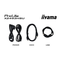 Moniteur basse consommation électrique 24 pouces IIYAMA X2493HSU-B1