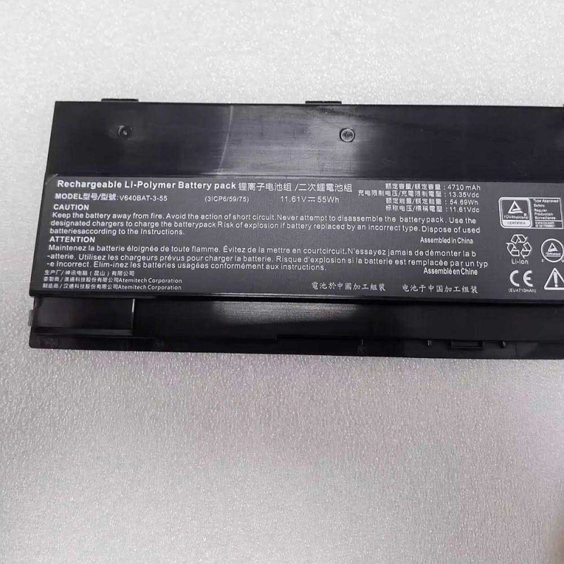 Batterie amovible pour V640AU et V650AU