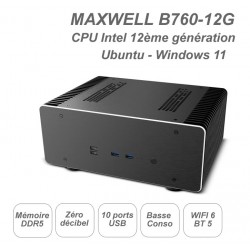 MAXWELL-B760 CPU 12ème génération - fanless