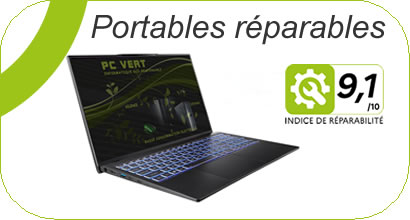 PC Portables réparables et configurables